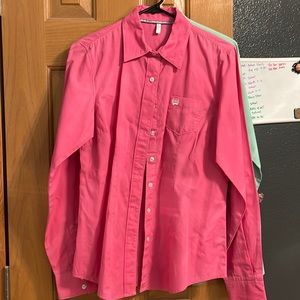 Cinch button up